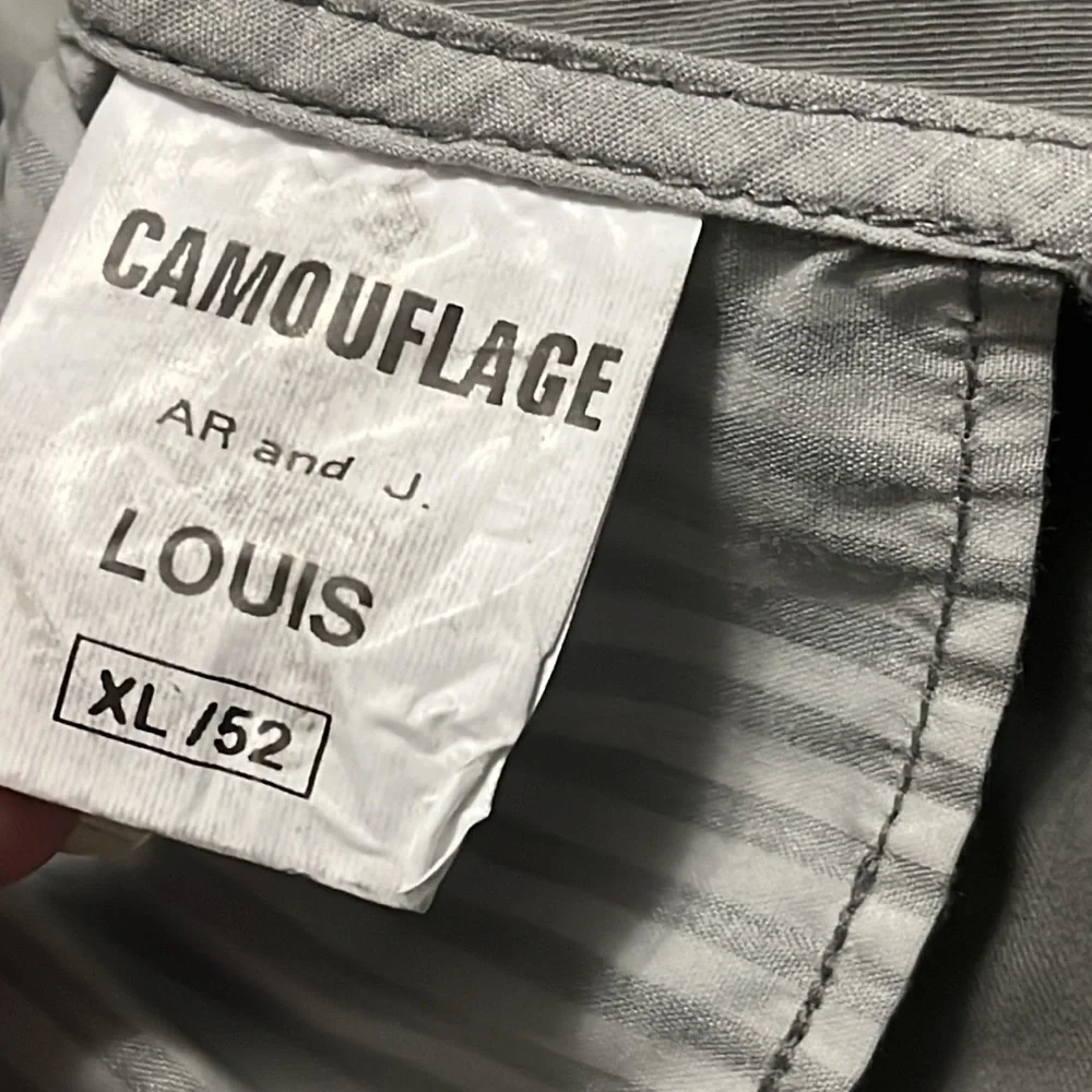 Camouflage AR and J Louis Jacket, Pockets, Cotton Blend Made in Italy 52 EU, 42